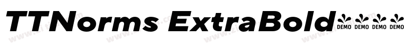 TTNorms ExtraBold字体转换